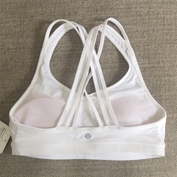 White Lululemon Sports Bra - Picture 4 of 6